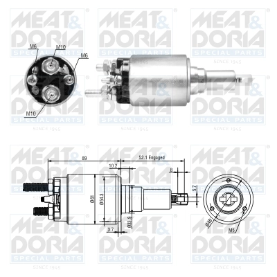 Solenoid Switch, starter
